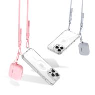 Tech-Protect FlexAir Chain MagSafe iPhone 16 Pro Max Grey & Pink