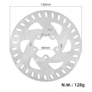 Brzdový kotouč / disk 130mm Xiaomi Mi Electric Scooter 3 / 4 / 4 Pro