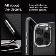 Spigen Enzo Aramid MagFit MagSafe iPhone 16 Pro Max Black/Silver