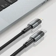 Kabel Tech-Protect UltraBoost YJ-0012 USB-C / Lightning PD20W/3A 2m černý/šedý