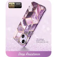 Pouzdro i-Blason Cosmo iPhone 14/13 Marble Purple