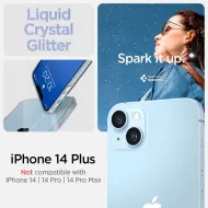 Pouzdro Spigen Liquid Crystal Glitter iPhone 14 Plus / 15 Plus