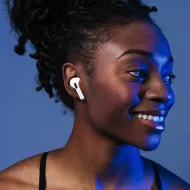 Bezdrátová sluchátka Tech-Protect UltraBoost TWS Earphone Core TW02 - Bílá