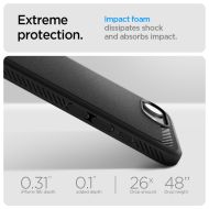 Spigen Rugged Armor MagFit s MagSafe na iPhone 16e Matte Black