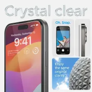 Tvrzené sklo Spigen GLAStR EZ Fit FullCover 2Pack iPhone 15 černé
