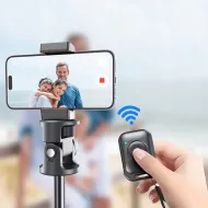 TECH-PROTECT L03S Bezdrátová selfie tyč s tripodem černá