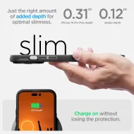 Pouzdro Spigen Optik Armor MagFit iPhone 14 Pro Max černé