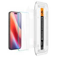 Spigen GLAStR EZ FIT 2-Pack Ochranná tvrzená skla na iPhone 16 Pro Max čirá