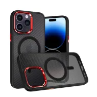 Pouzdro Tel Protect Magnetic Carbon iPhone 15 Pro Max