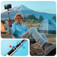 Tech-Protect GA100 Monopod a Selfie tyč pro GOPRO / DJI - černá