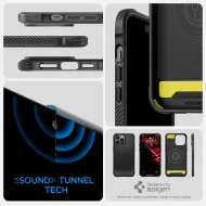 Pouzdro Spigen Rugged Armor MagFit iPhone 14 Pro černé