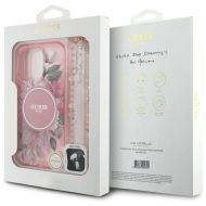 GUESS Flowers Pearl Strap MagSafe iPhone 16 Pro Max