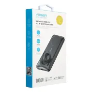 Powerbanka Veger MagMulti Wireless W1156 10000mAh LCD PD 22,5W černá