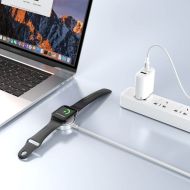 Tech-Protect Ultraboost MC02 USB-A Magnetický nabíjecí kabel Apple Watch 1m bílý