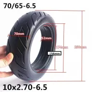 Bezdušová plná pneumatika 70/65-6,5 (10x2,70-6,5)