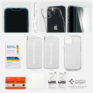 Pouzdro + 2x ochranné sklo Spigen Crystal Pack iPhone 14 Plus / 15 Plus čiré