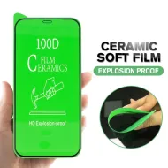 Tvrzené sklo Toptel Ceramic Full Cover 100D iPhone 15 Pro černé