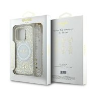 GUESS Flowers Allover Electro Pearl Strap MagSafe iPhone 16 Pro