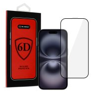 Tvrzené sklo Tel Protect 6D 9H Glass Protection iPhone 16 černé