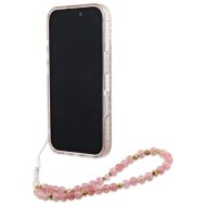 GUESS Flowers Allover Electro Pearl Strap MagSafe iPhone 16