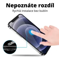 JP Privacy 3D sklo, 2 kusy, s instalačním rámečkem, iPhone 12, černé