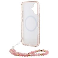 GUESS Flowers Allover Electro Pearl Strap MagSafe iPhone 16