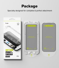 Ringke EASY SLIDE PRIVACY 2-Pack Privátní tvrzená skla na iPhone 16 Pro