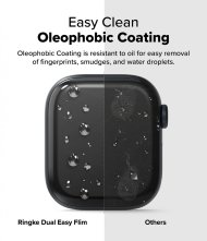 Ochranná fólie Ringke Dual Easy Film 3-Pack Apple Watch 10 (42mm) čirá