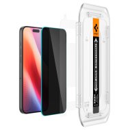 Spigen GLAStR EZ FIT Privacy 2-Pack Tvrzená skla iPhone 16 Pro