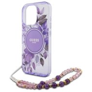 GUESS Flowers Pearl Strap MagSafe iPhone 16 Pro