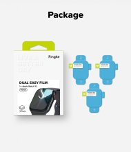 Ochranná fólie Ringke Dual Easy Film 3-Pack Apple Watch 10 (42mm) čirá