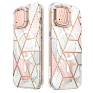 Pouzdro i-Blason Cosmo Mag iPhone 15 - Marble Pink