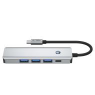 Tech-Protect HB01 USB-C Hub adaptér 5v1 USB3.0 HDMI 4K 60HZ PD100W space grey