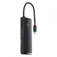 Baseus Lite Series BS-OH019 Hub Adapter Type-C 6-Port černý