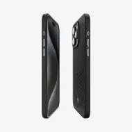 Pouzdro Spigen Enzo Aramid MagFit s MagSafe pro iPhone 15 Pro Max Matně černé