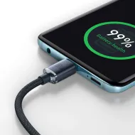 Kabel Baseus Crystal Shine USB-C / USB-C PD100W 2m černý