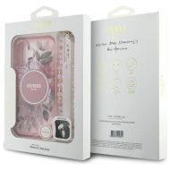 GUESS Flowers Pearl Strap MagSafe iPhone 16 Plus