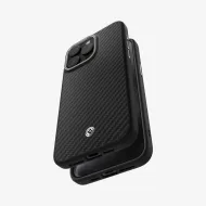 Pouzdro Spigen Enzo Aramid MagFit s MagSafe pro iPhone 15 Pro Max Matně černé