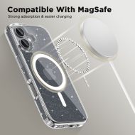 Pouzdro Tech-Protect FlexAir Hybrid MagSafe iPhone 16 třpytivé