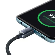 Kabel Baseus Crystal Shine USB-C / USB-C PD100W 1,2m černý