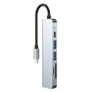 Tech-Protect V4-HUB Adapter 6in1 Grey