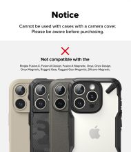 Ringke Camera Full Cover Glass 2-Pack: Ochrana fotoaparátu iPhone 16 Pro / 16 Pro Max čirá