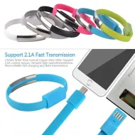 Kabel Toptel Bracelet USB / Micro USB v podobě náramku