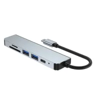 Tech-Protect V4-HUB Adapter 6in1 Grey