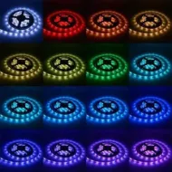 LED STRIP Dekorativní RGB pásek 8mm x 5m s dálkovým ovládáním (IP20)