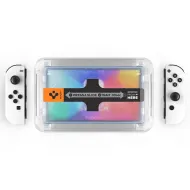 Tvrzené sklo Spigen GLAStR EZ Fit 2-Pack Nintendo Switch OLED čiré