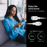 Kabel Spigen Essential MFi C10CL USB-C / Lightning 2-Pack 1m Bílý