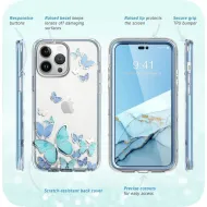 Pouzdro i-Blason Cosmo iPhone 14 Pro Max Blue Fly