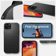 Pouzdro Spigen Liquid Air pro iPhone 15 Plus Matte Black