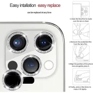 Tvrzené sklo Chief Max HARD DIAMOND Lens Glass iPhone 15 Pro Max / 15 Pro černé